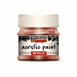 Pentart metál akrilfesték 50 ml bronz