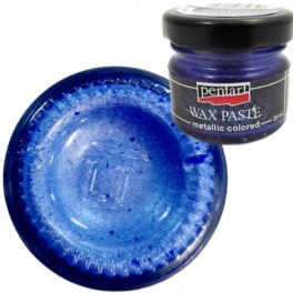 Pentart viaszpaszta 20 ml metálkék