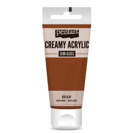   Pentart krémes akrilfesték selyemfényű 60ml, vörösagyag