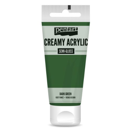 Pentart krémes akrilfesték selyemfényű 60ml, sötétzöld