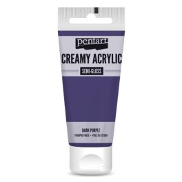 Pentart krémes akrilfesték selyemfényű 60ml, sötétlila