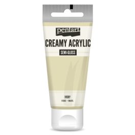   Pentart krémes akrilfesték selyemfényű 60ml, elefántcsont