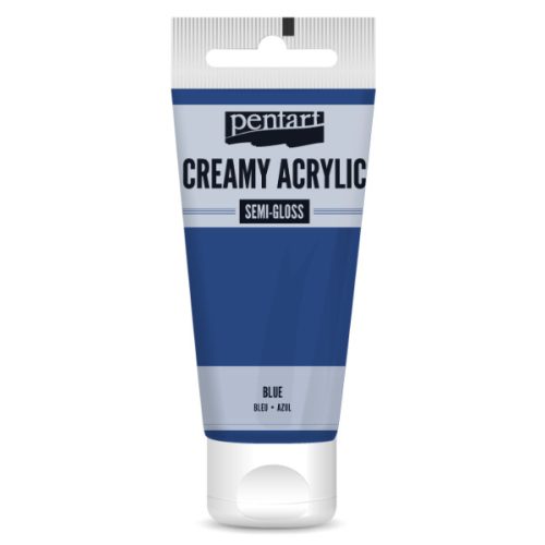 Pentart krémes akrilfesték selyemfényű 60ml, kék