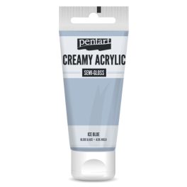 Pentart krémes akrilfesték selyemfényű 60ml, jégkék