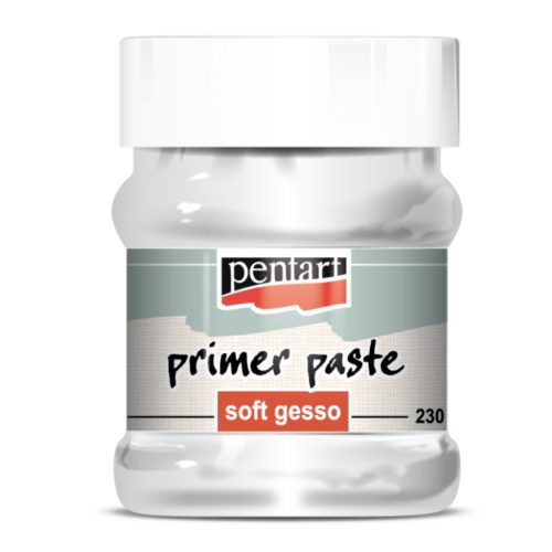 Pentart alapozó paszta lágy (GESSO) fehér 230ml