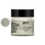 Pentart delicate metál akrilfesték 50ml antikezüst