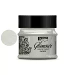 Glamour metál akrilfesték 50ml platinum