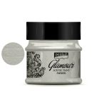 Glamour metál akrilfesték 50ml ezüstfekete