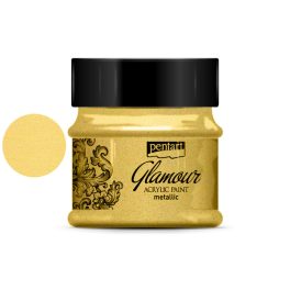 Glamour metál akrilfesték 50ml arany