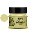 Glamour metál akrilfesték 50ml zöldarany