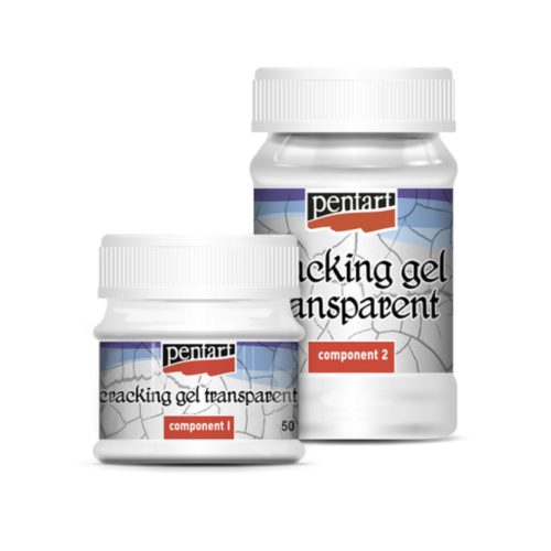 Pentart transzparens repedő gél szett, 50+100ml