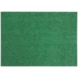 Dekorgumi csillámos, öntapadó A4 - smaragdzöld