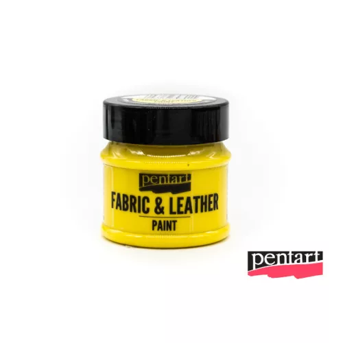 Textilfesték és bőrfesték, 50 ml sárga