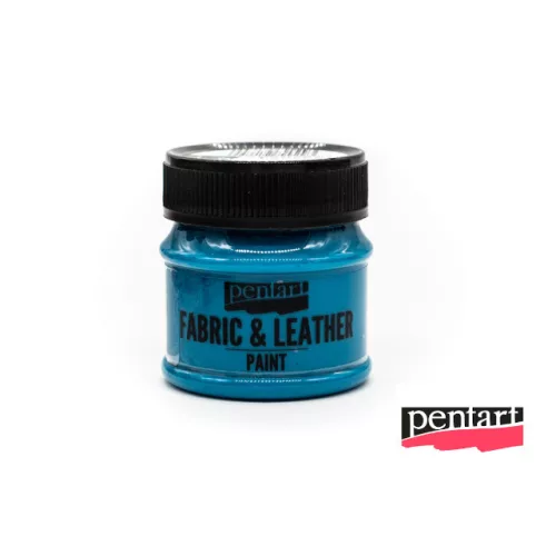 Textilfesték és bőrfesték, 50 ml türkizkék