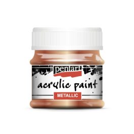 Pentart metál akrilfesték 50 ml antikréz