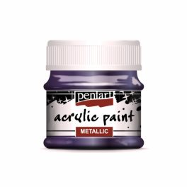 Pentart metál akrilfesték 50 ml lila
