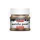 Pentart metál akrilfesték 50 ml csillogó bronz