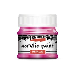 Pentart metál akrilfesték 50 ml magenta