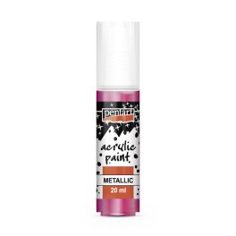 Pentart metál akrilfesték 20 ml magenta