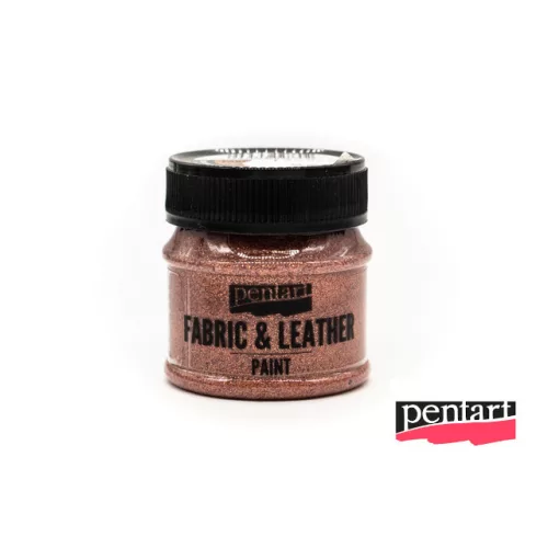 Textilfesték és bőrfesték, 50 ml csillogó bronz