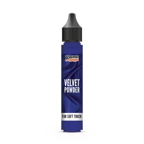Pentart bársonypor 30ml, királykék min. 4g, 