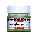 Pentart metál akrilfesték 50 ml zöld