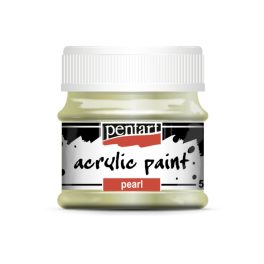 Pentart gyöngyház akrilfesték 50ml zöld