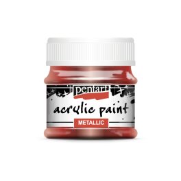 Pentart metál akrilfesték 50 ml bordó