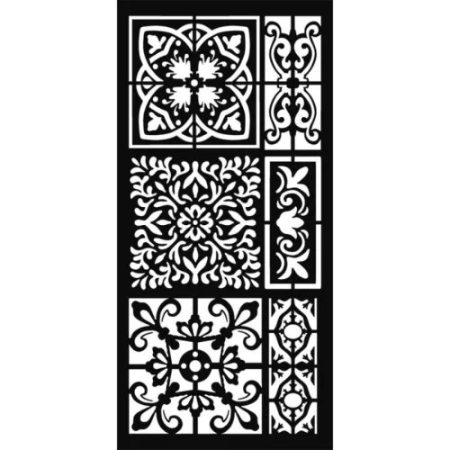 Stencil TD méret 12x25cm - Csempeminta KSTDL20 Stamperia