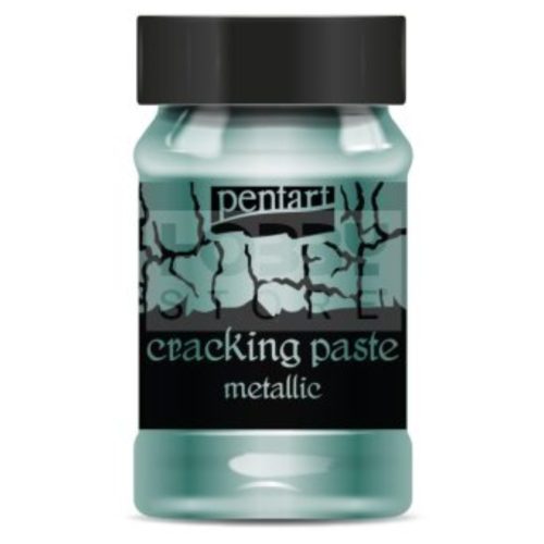 Pentart repedőpaszta metál 100ml türkizezüst