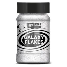 Pentart Galaxy Flakes 15g  Merkur fehér