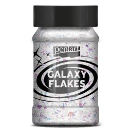 Pentart Galaxy Flakes 15g Jupiter fehér