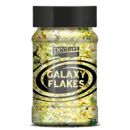 Pentart Galaxy Flakes 15g Pluto sárga