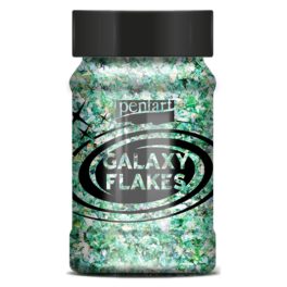 Pentart Galaxy Flakes 15g Föld zöld