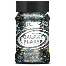 Pentart Galaxy Flakes 15g Szaturnusz zöld