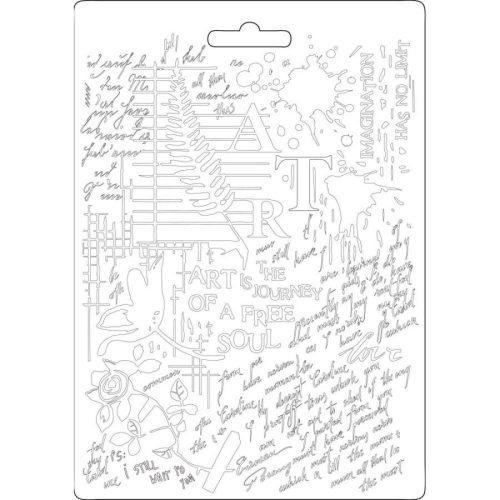 Stamperia lágy PVC öntőforma  A5 - K3PTA538 Művészet