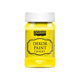 Pentart dekorfesték lágy 100ml citromsárga