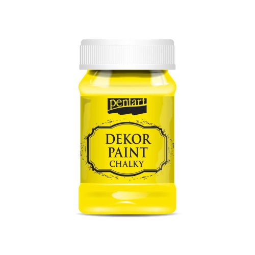 Pentart dekorfesték lágy 100ml citromsárga