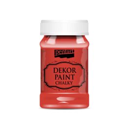 Pentart dekorfesték lágy 100ml piros