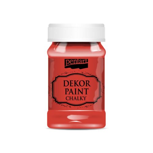 Pentart dekorfesték lágy 100ml piros