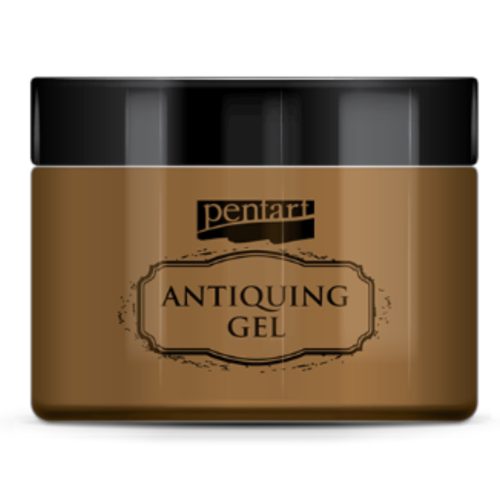 Pentart dekor antikoló gél 150ml okker