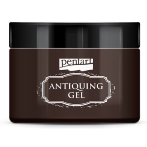 Pentart dekor antikoló gél 150ml barna