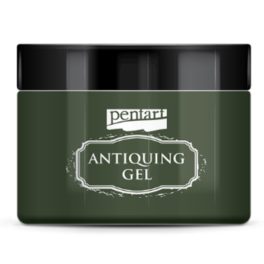 Pentart dekor antikoló gél 150ml oliva