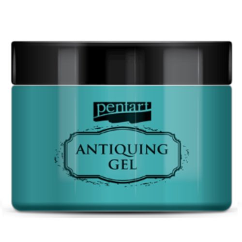 Pentart dekor antikoló gél 150ml patinakék