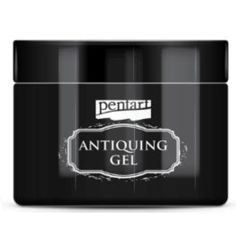 Pentart dekor antikoló gél 150ml fekete