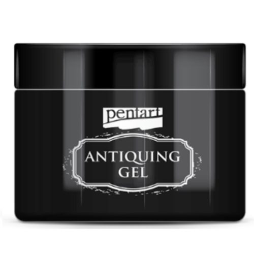 Pentart dekor antikoló gél 150ml fekete