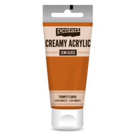  Pentart krémes akrilfesték selyemfényű 200ml, trombitavirág