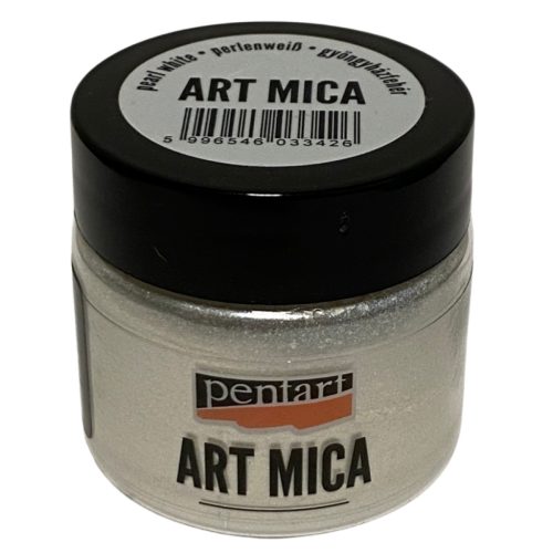 Pentart Art Mica gyöngyházfehér  min. 9g