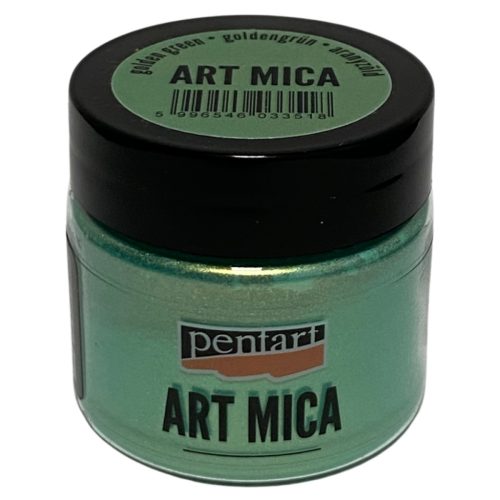 Pentart Art Mica aranyzöld min. 9g