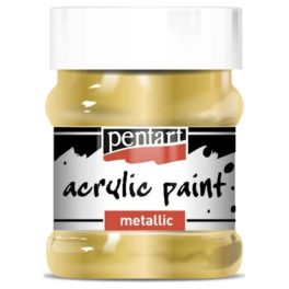 Pentart metál akrilfesték 230ml antikarany